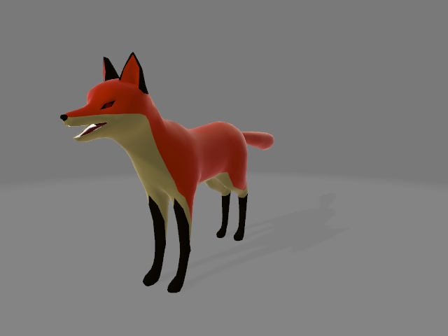 【３Dモデル】FOX　狐３Dモデル
