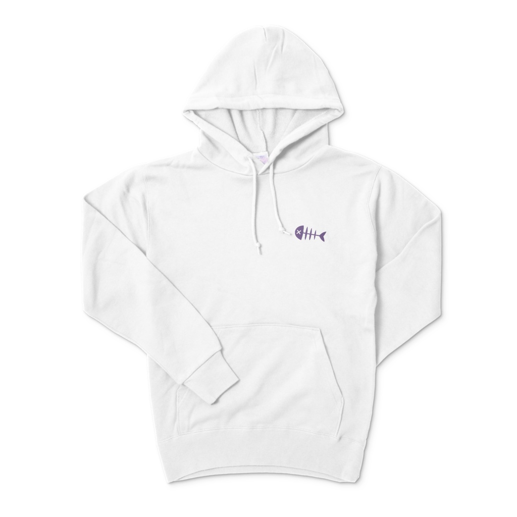 魚の骨パーカー