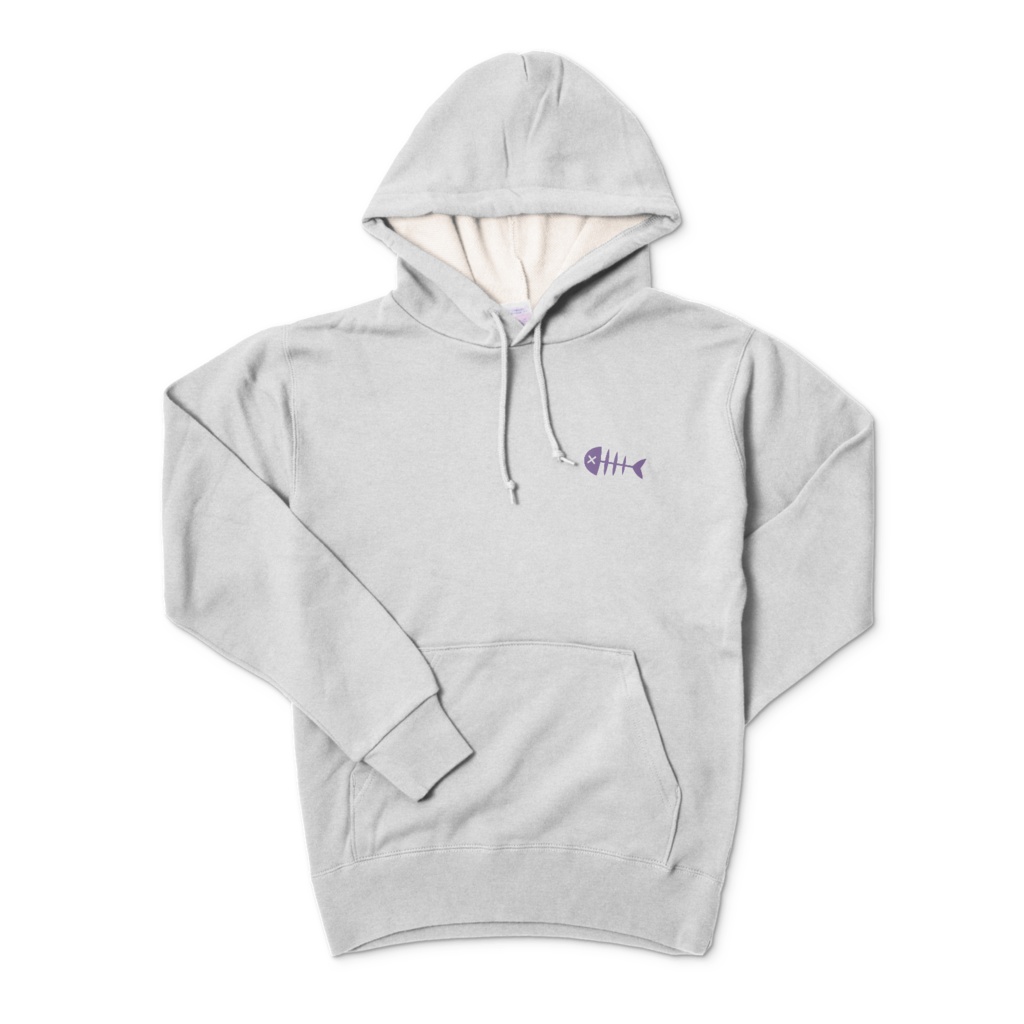 魚の骨パーカー