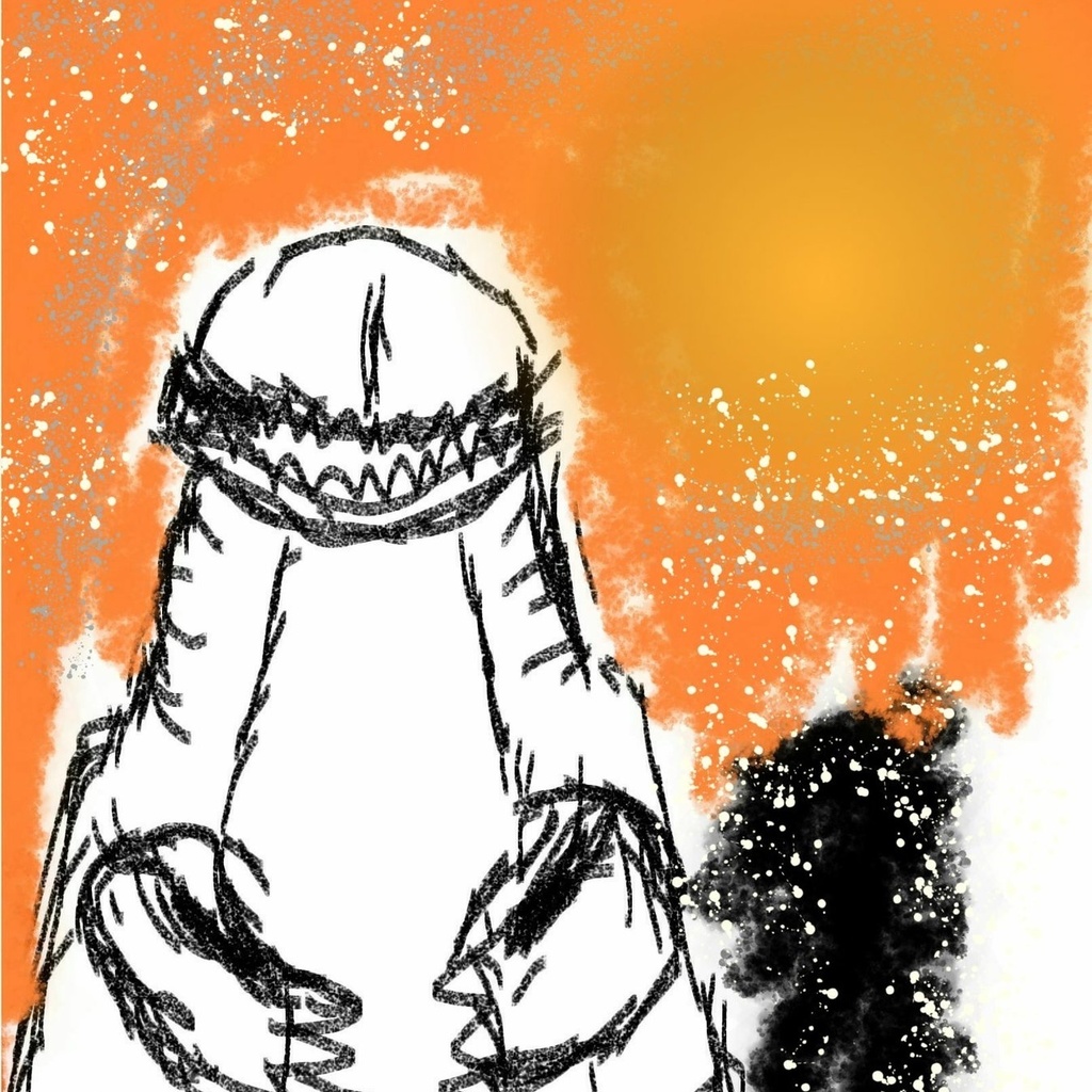 ♪夕焼け小焼けの白怪獣♪