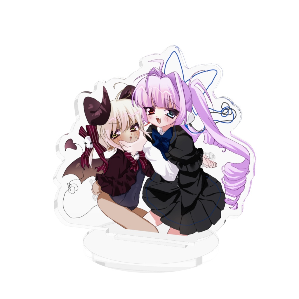 ツキちゃん&悪魔ちゃん アクスタ