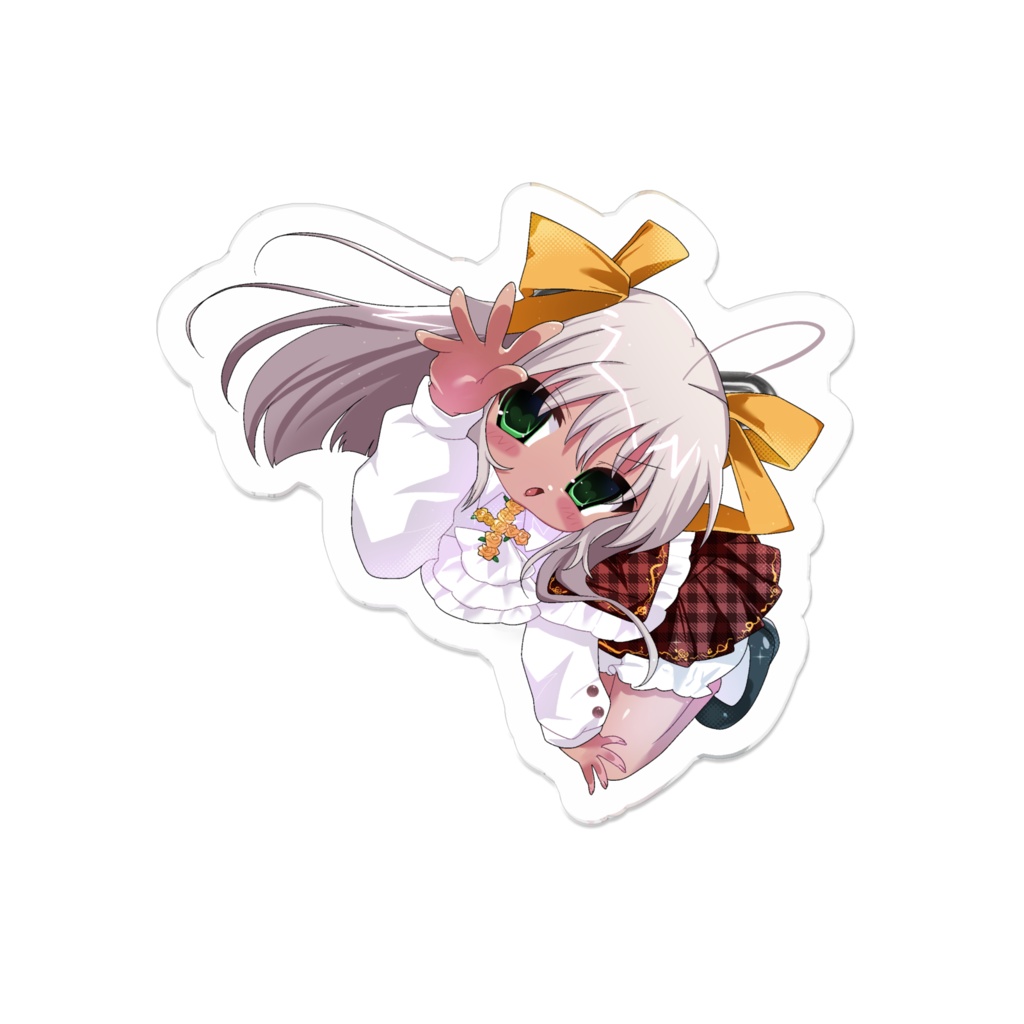 ぴちゃん アクリルバッジ