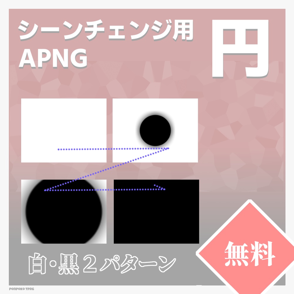 【TRPG用】シーンチェンジ用APNG・円