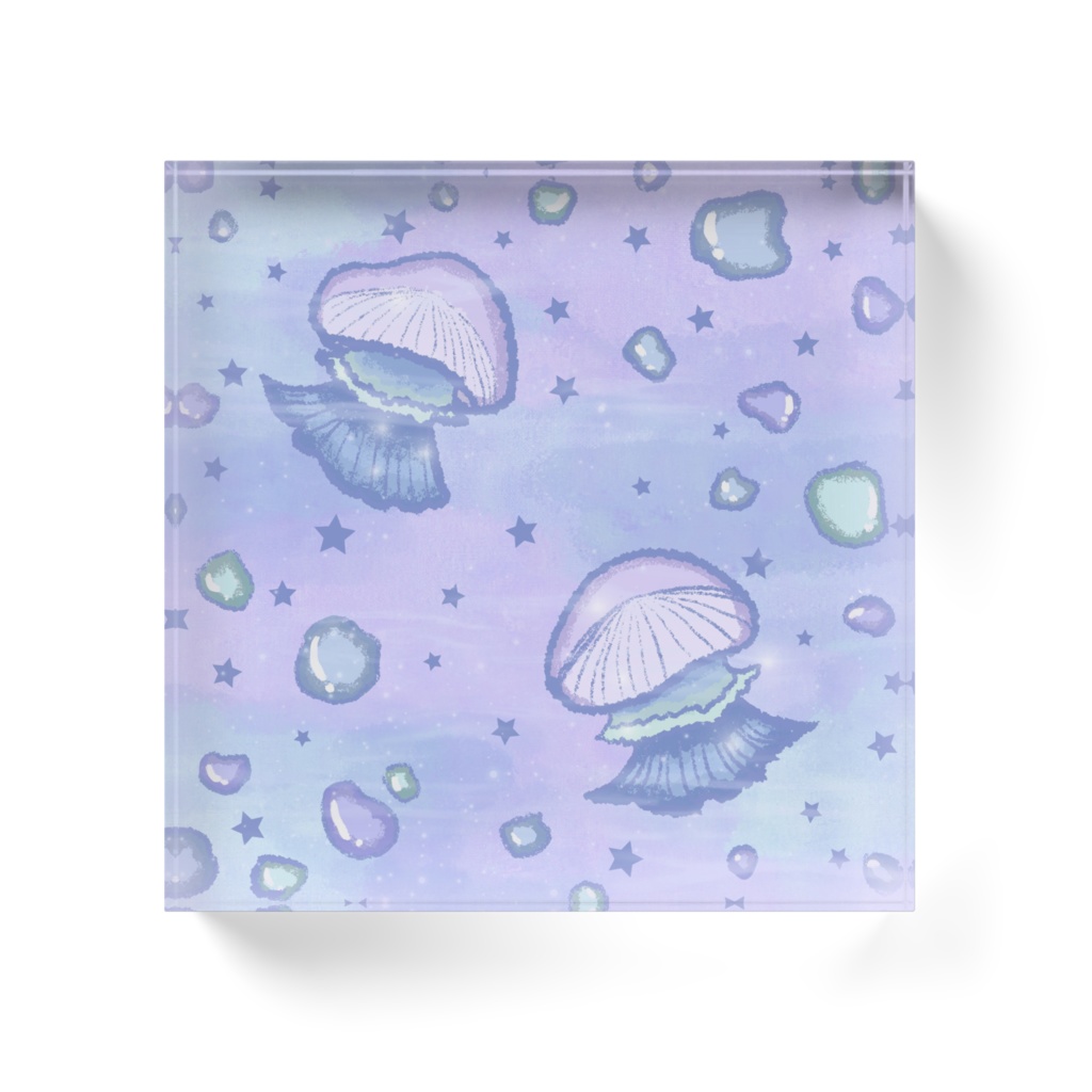 ゆめいろくらげ アクリルブロック