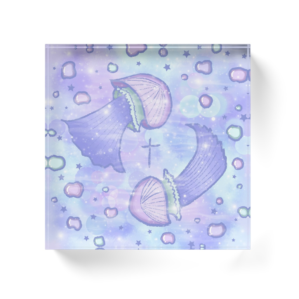 ゆめいろくらげ アクリルブロック2