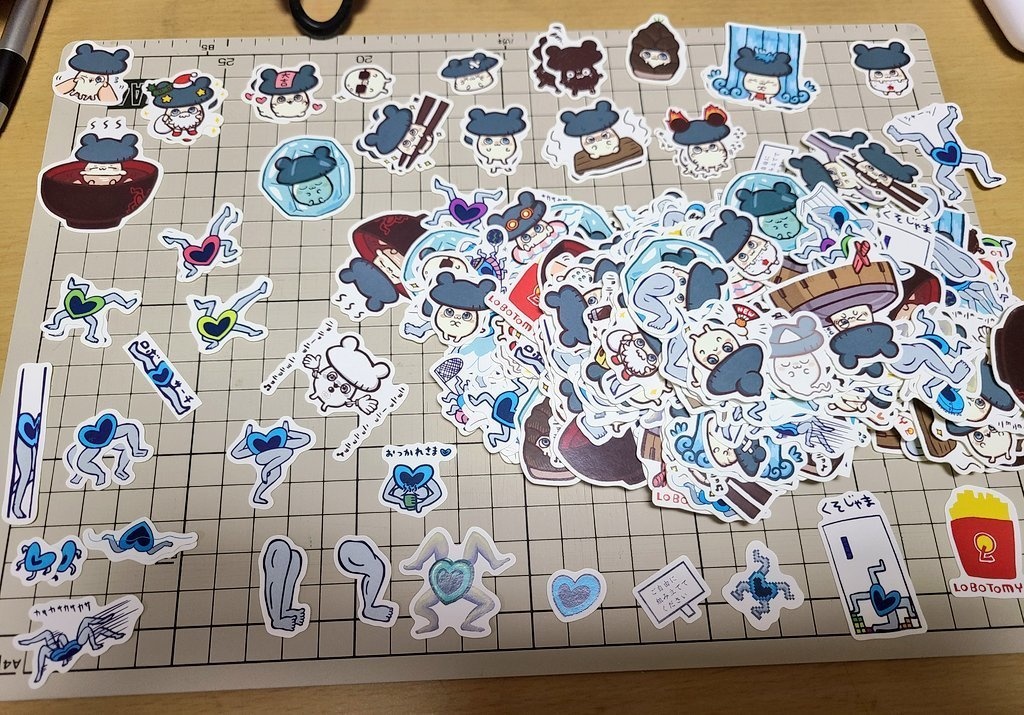 ニョンタケ/足りない蒼星フレークシール