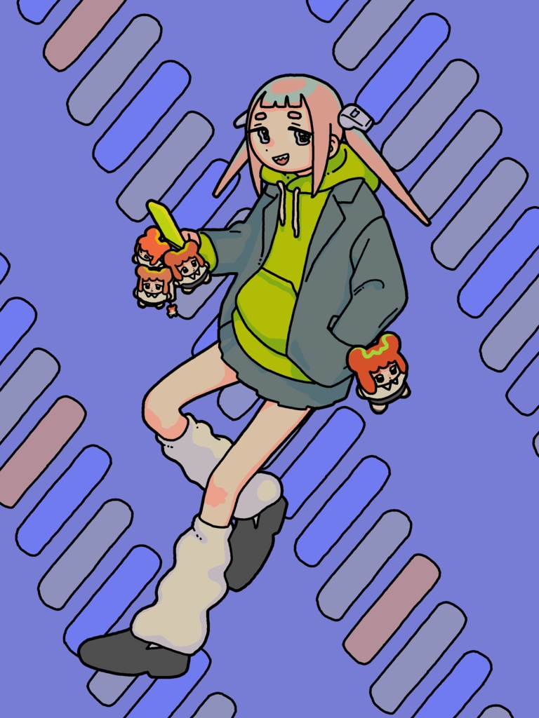 "drops"ステッカー(ガラケー)