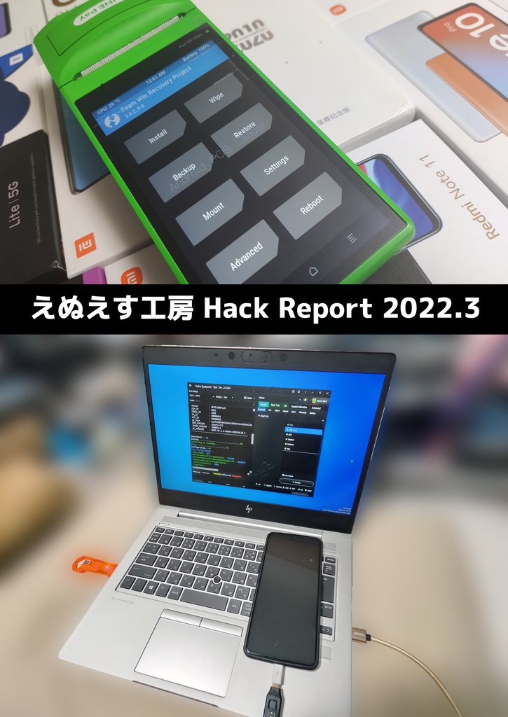 えぬえす工房 Hack Report 2022.3