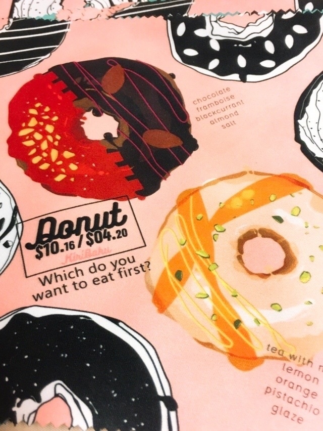 切爆ドーナツクリーナークロス ピンク