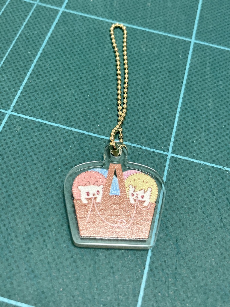 おでかけHedgehogチャーム(ボールチェーン