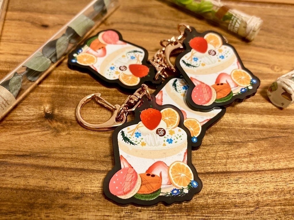 轟爆ショートケーキアクキー