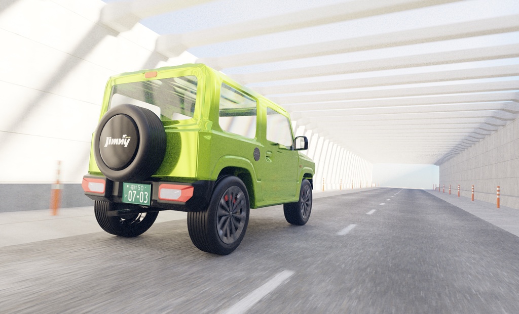 jimny ジムニー .fbx .stl