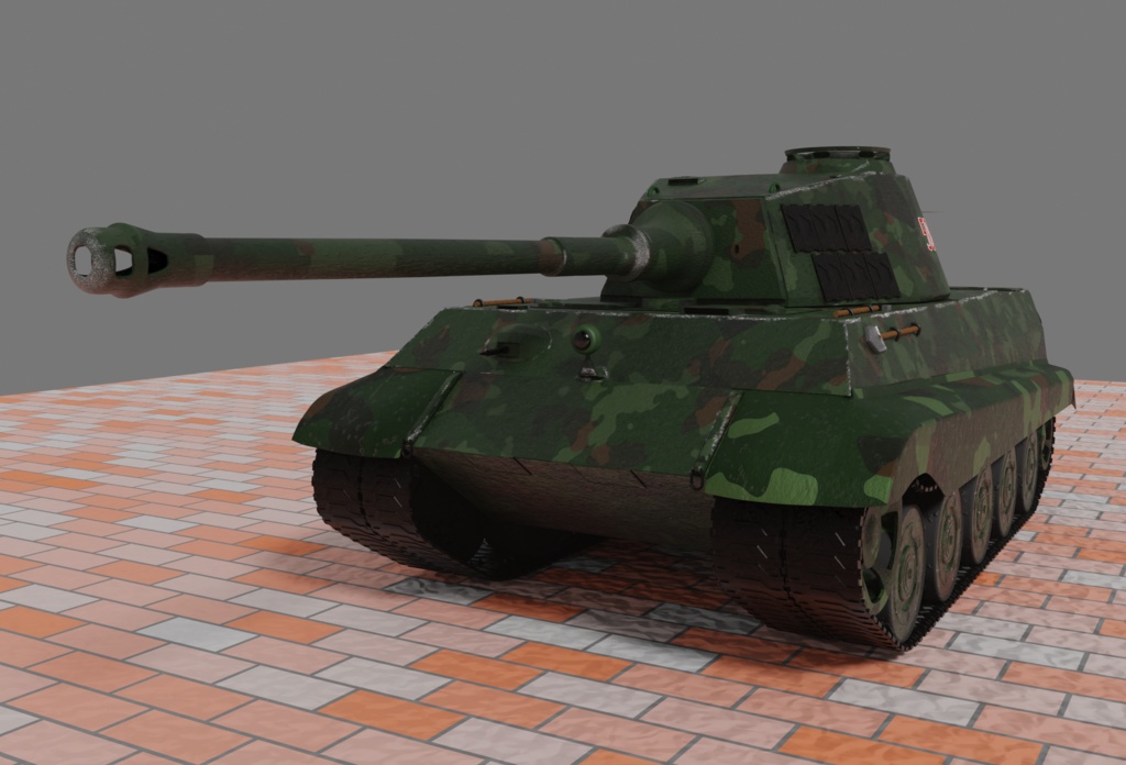 【無料】キングティーガー .stl .fbx 【条件あり】