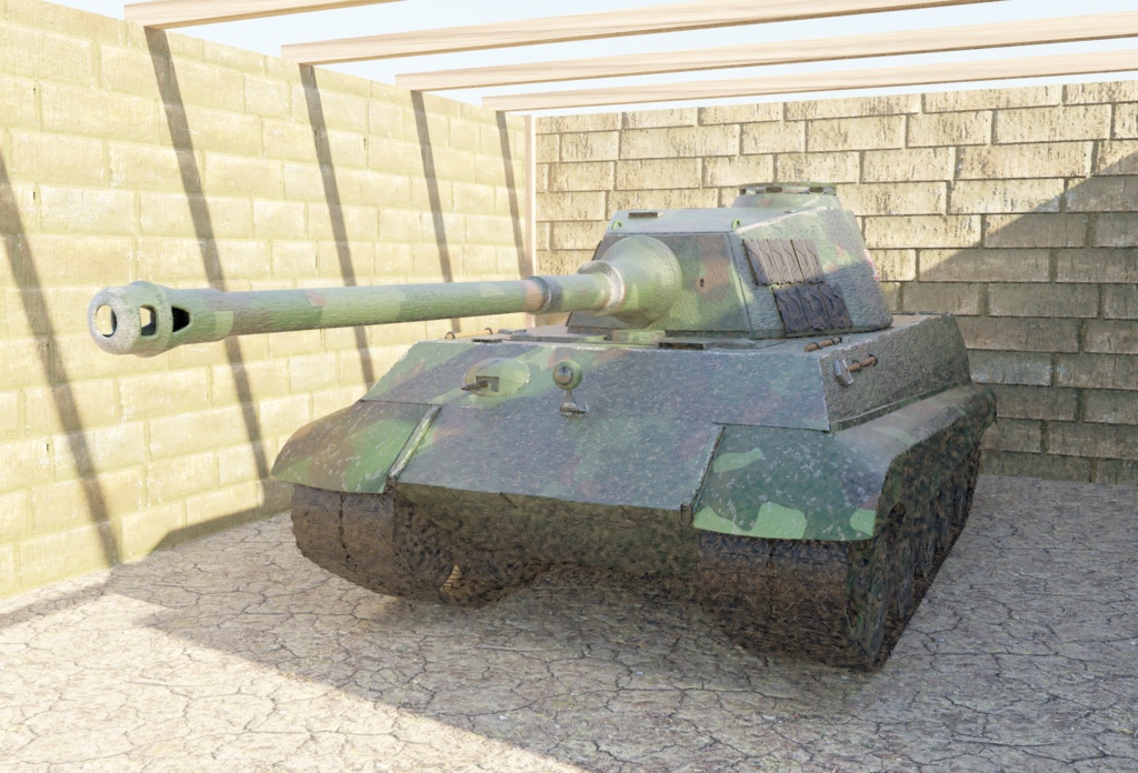 【無料】キングティーガー .stl .fbx 【条件あり】