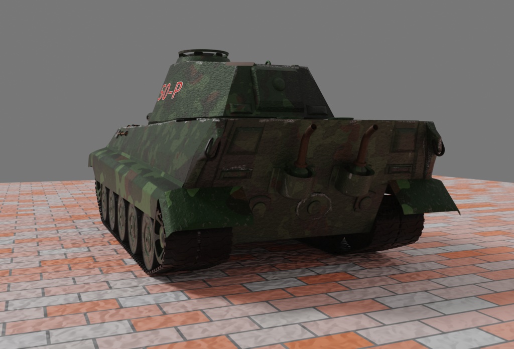 【無料】キングティーガー .stl .fbx 【条件あり】