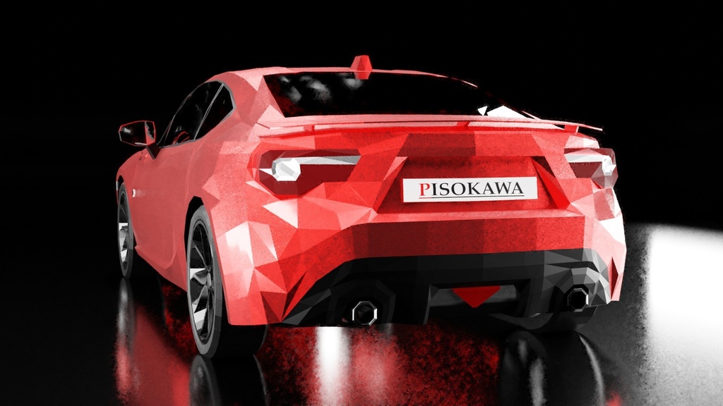 86 ローポリモデル FBX