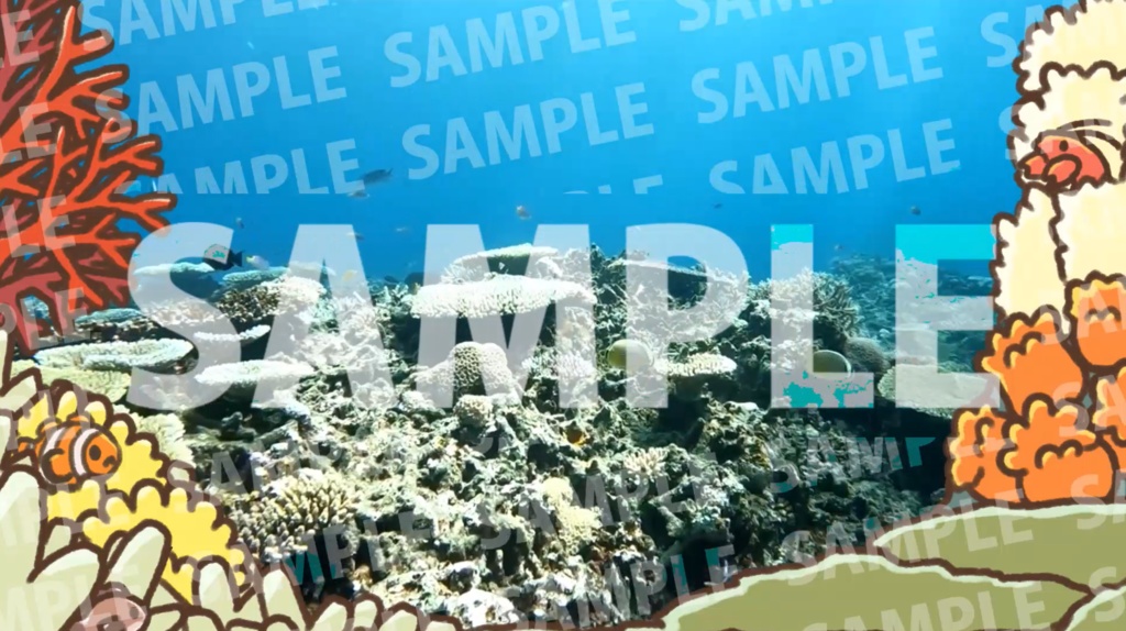 サンゴ礁フレーム