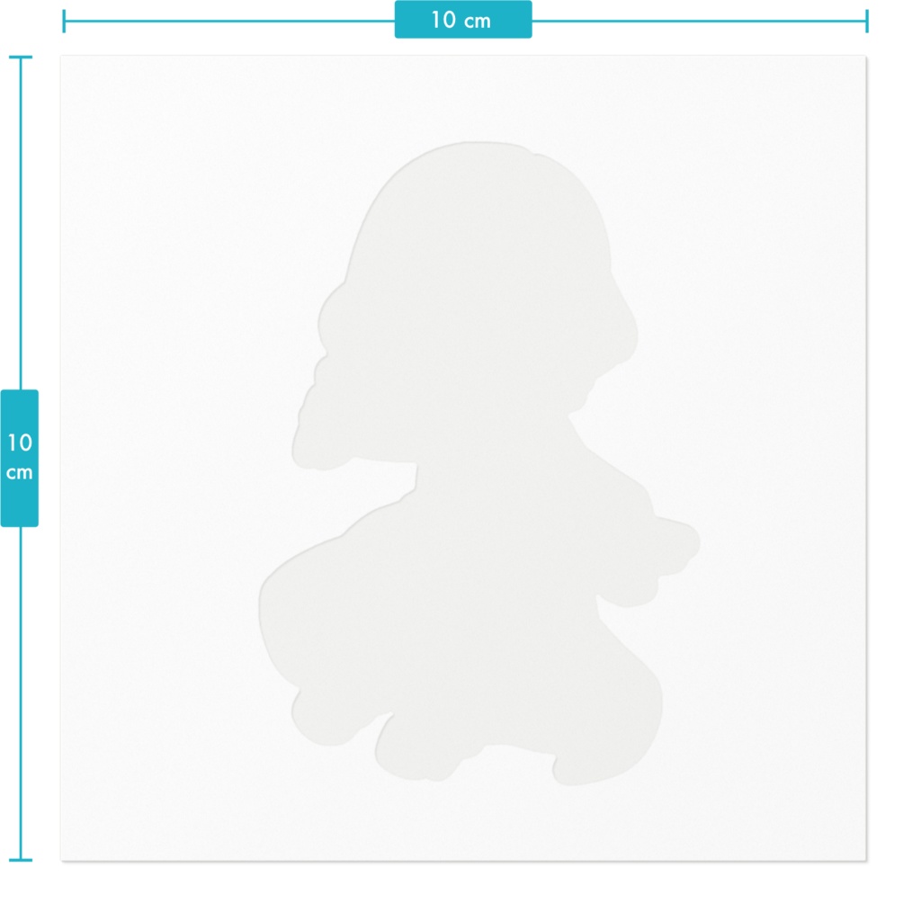 紫黄アイト SD ステッカー 100×100mm