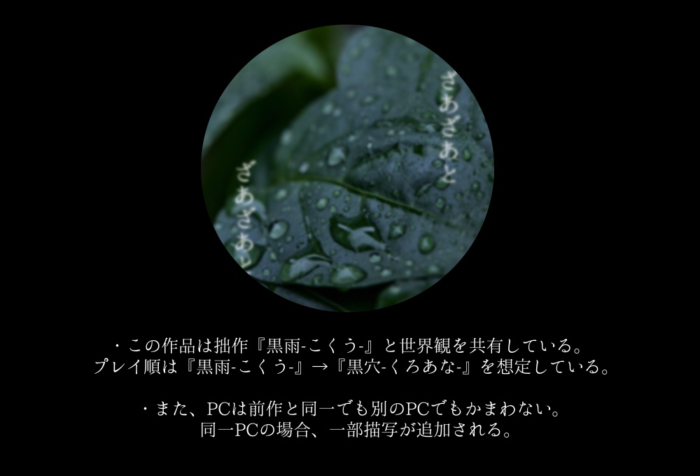 【クトゥルフ神話TRPG】黒穴-くろあな-【SPLL:E191769】