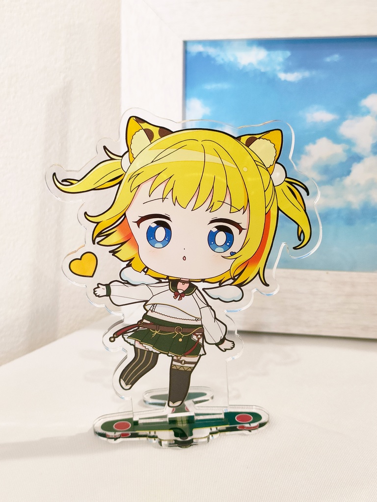 【鶉野ひな】チビひな ハートver.アクリルスタンド