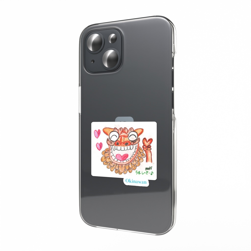 スマホステッカーシーサー☆