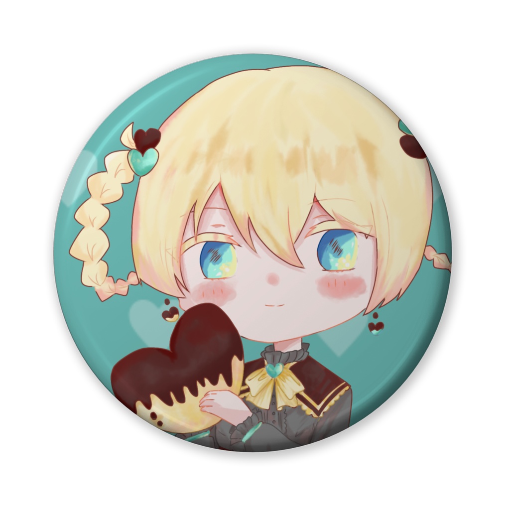 椎名ひな缶バッチ（バレンタインver）