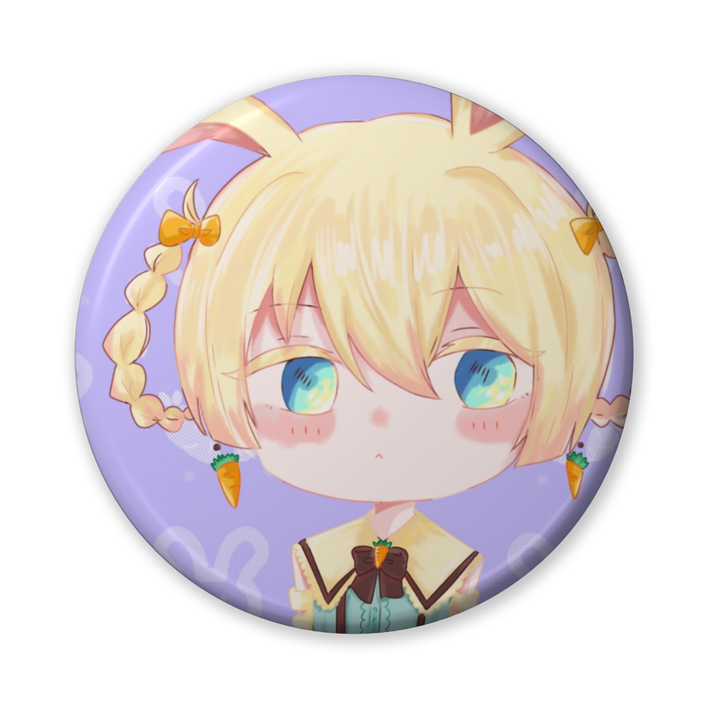 椎名ひな缶バッチ（ウサギver）