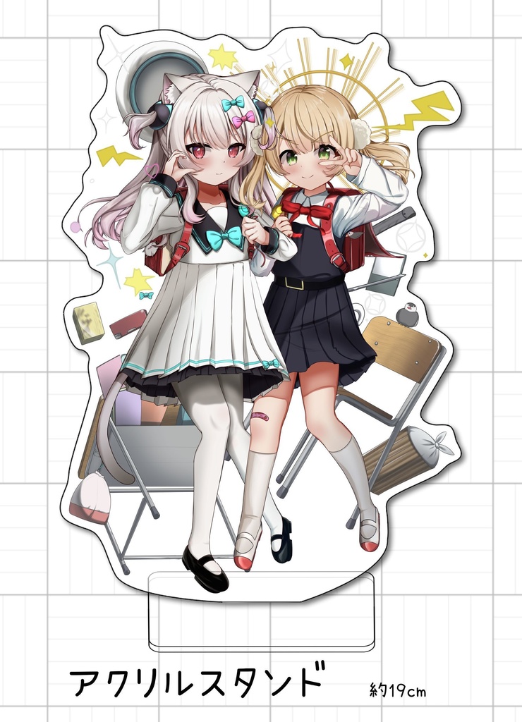 なつめえり（９）＆しぐれうい（９）アクリルスタンド  C107【非公式】