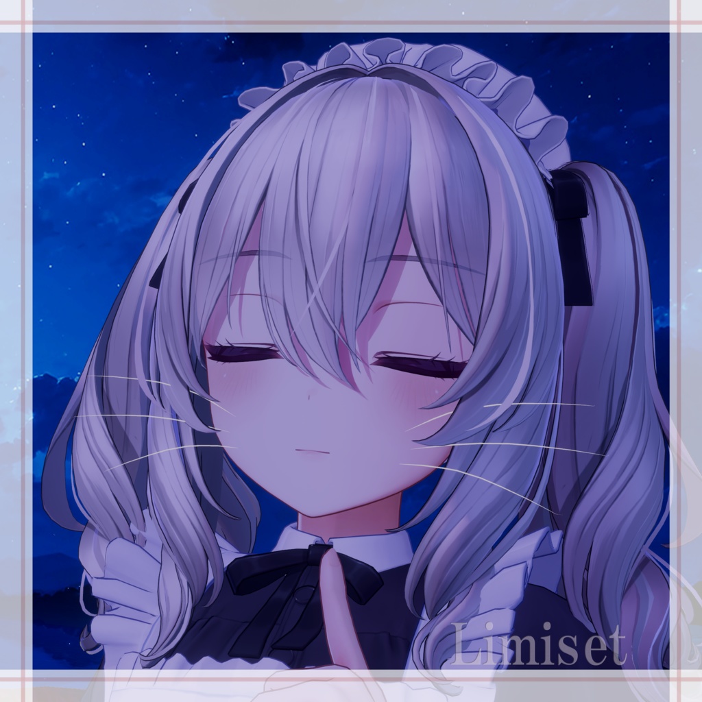 猫ひげっぽい GamingColor【複数アバター対応】【VRChat想定