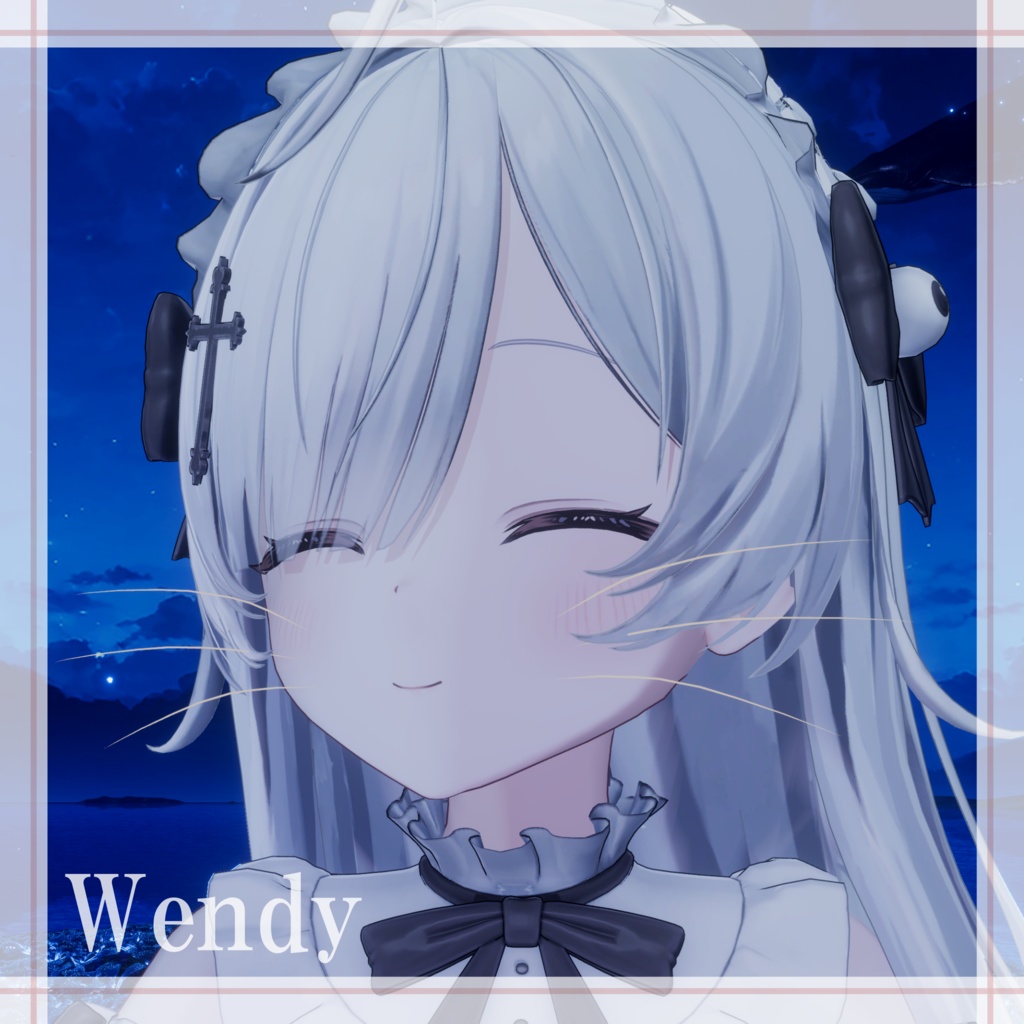 猫ひげっぽい GamingColor【複数アバター対応】【VRChat想定】