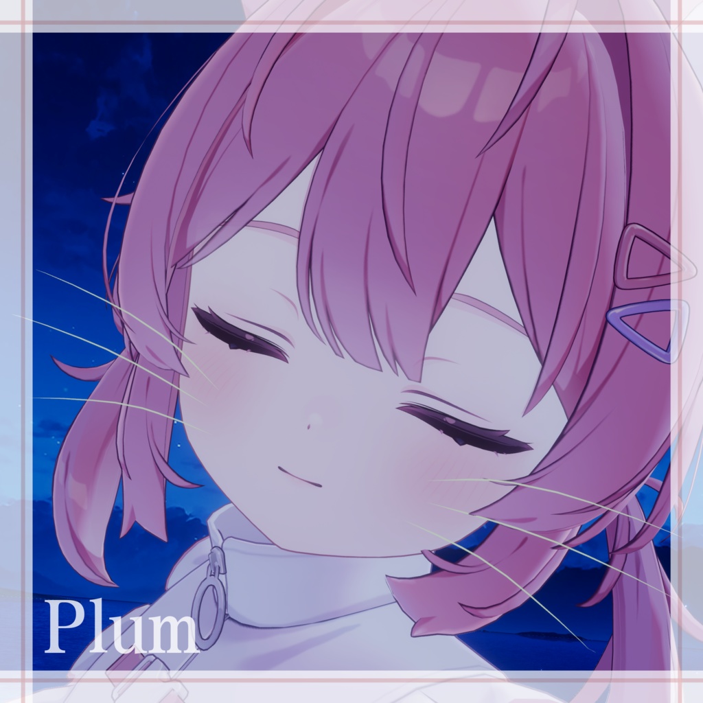 猫ひげっぽい GamingColor【複数アバター対応】【VRChat想定】