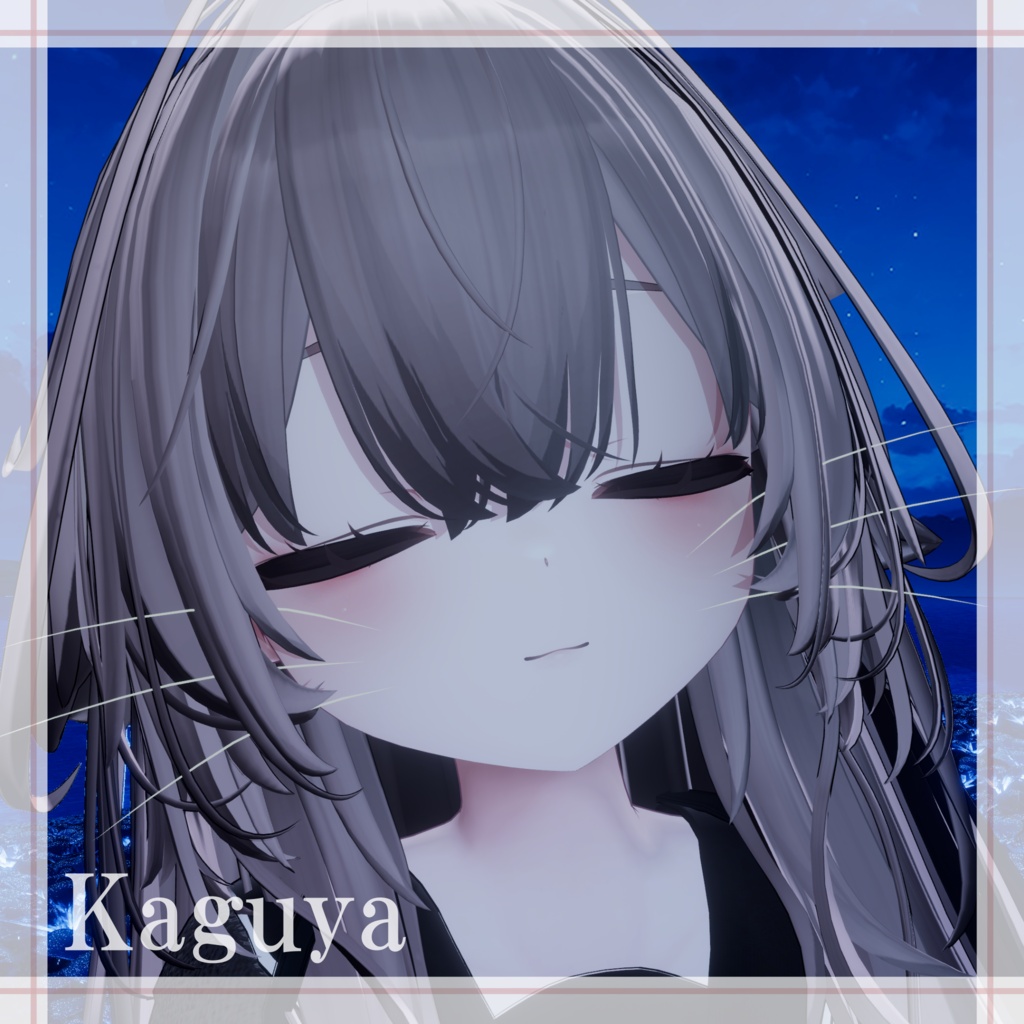 猫ひげっぽい GamingColor【複数アバター対応】【VRChat想定】