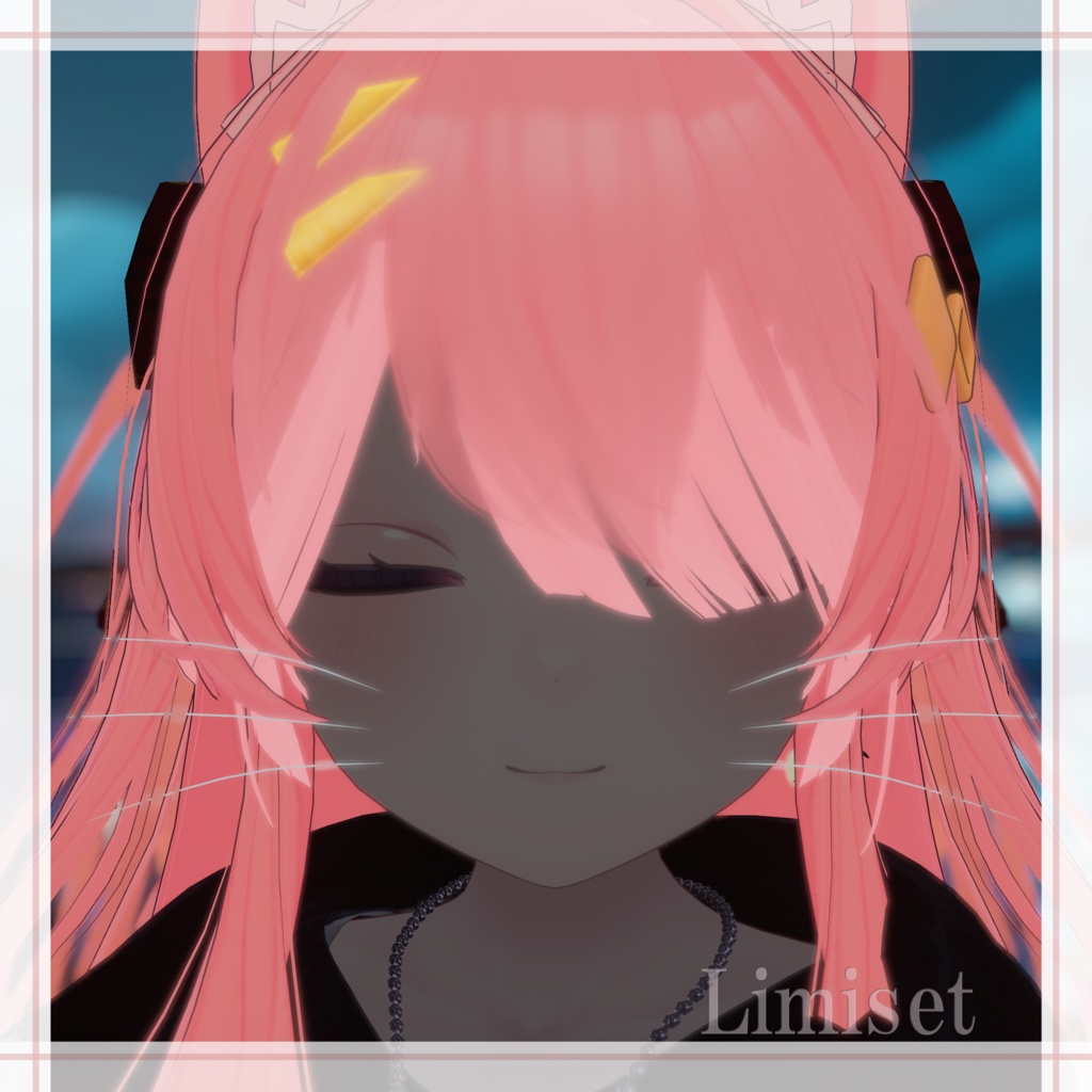 猫ひげっぽい GamingColor【複数アバター対応】【VRChat想定】