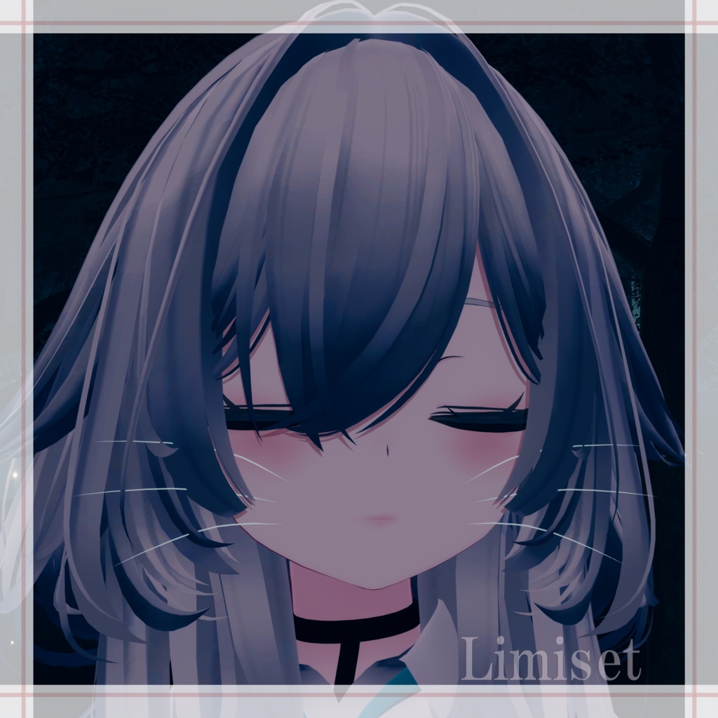 猫ひげっぽい GamingColor【複数アバター対応】【VRChat想定】