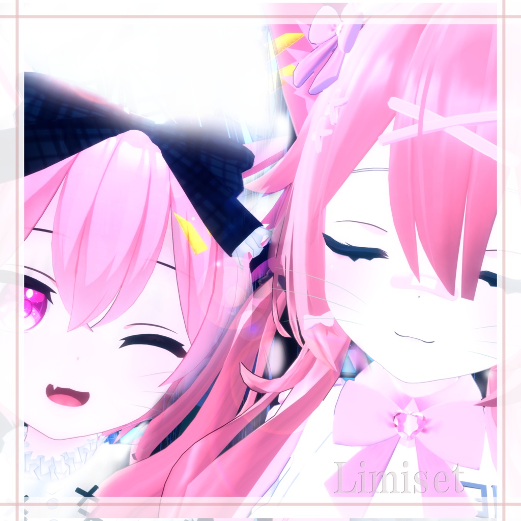 猫ひげっぽい GamingColor【複数アバター対応】【VRChat想定】