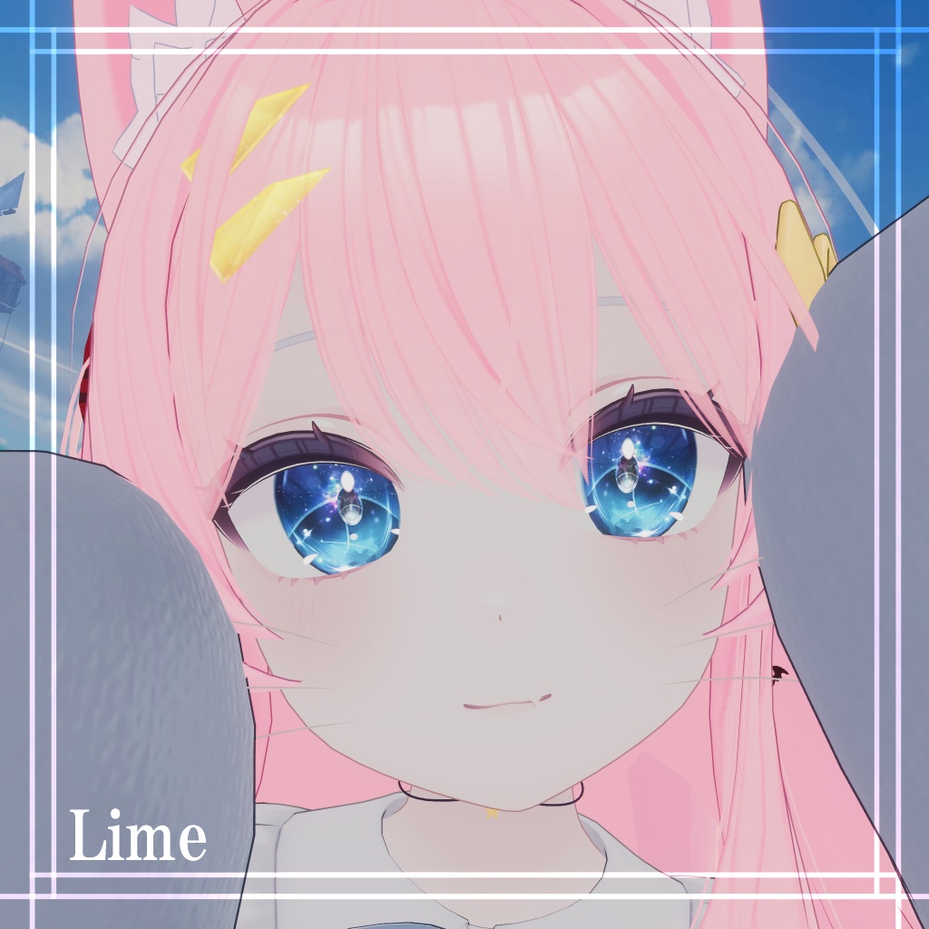 コンタクトっぽい アイテクスチャ【複数アバター対応】