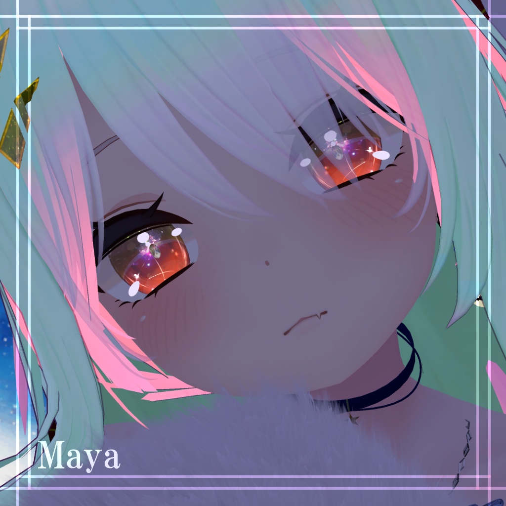 コンタクトっぽい アイテクスチャ【複数アバター対応】