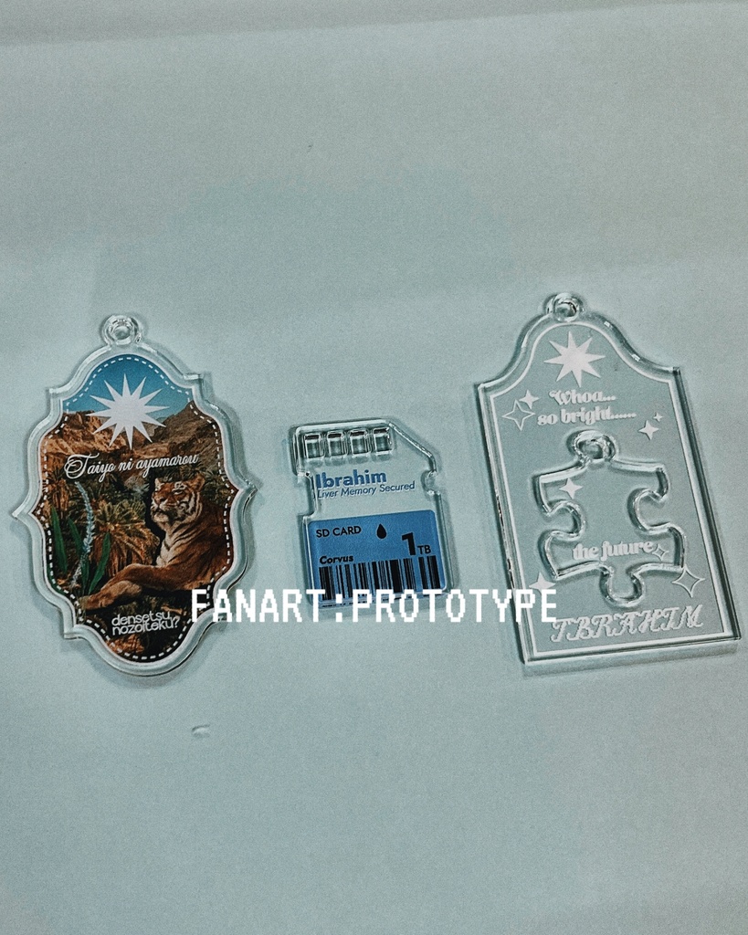 【にじそ11】イブラヒム概念セットA(アクキー3+ステッカー3)