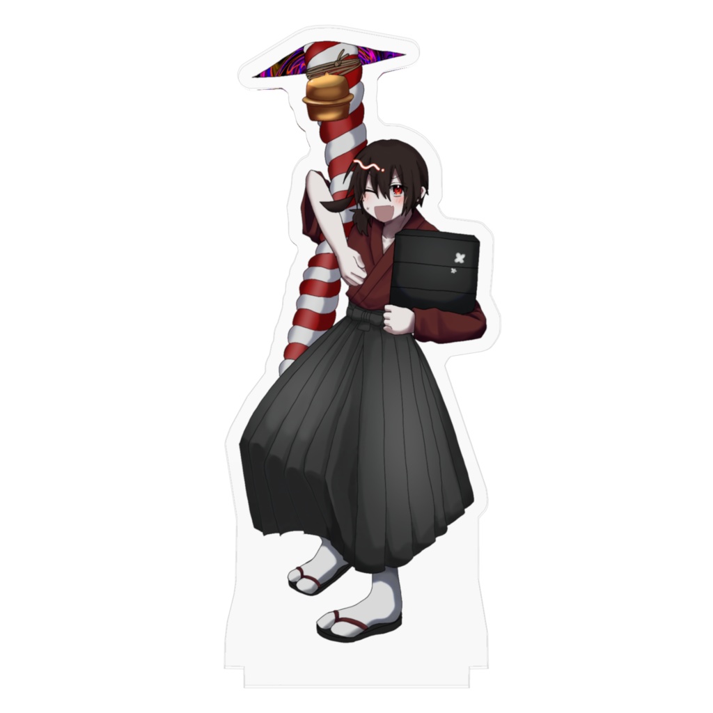 初詣こんすれアクリルフィギュア真ん中ぐらいの大きさ