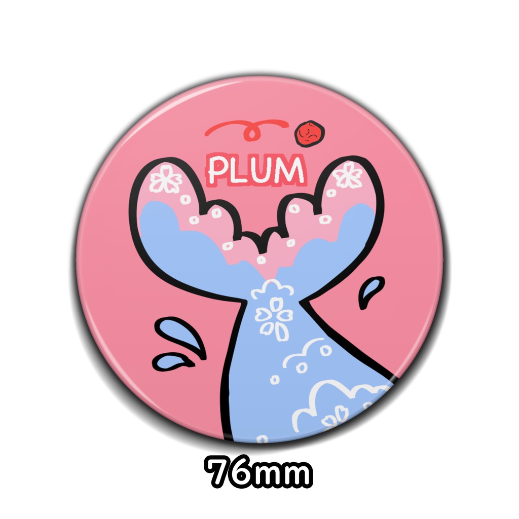 フルークアップ潜水あわね缶バッジ