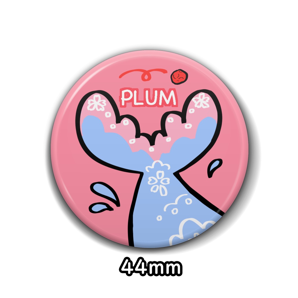 フルークアップ潜水あわね缶バッジ