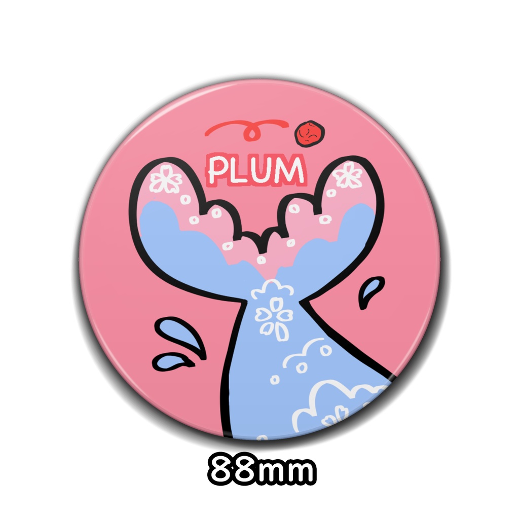 フルークアップ潜水あわね缶バッジ