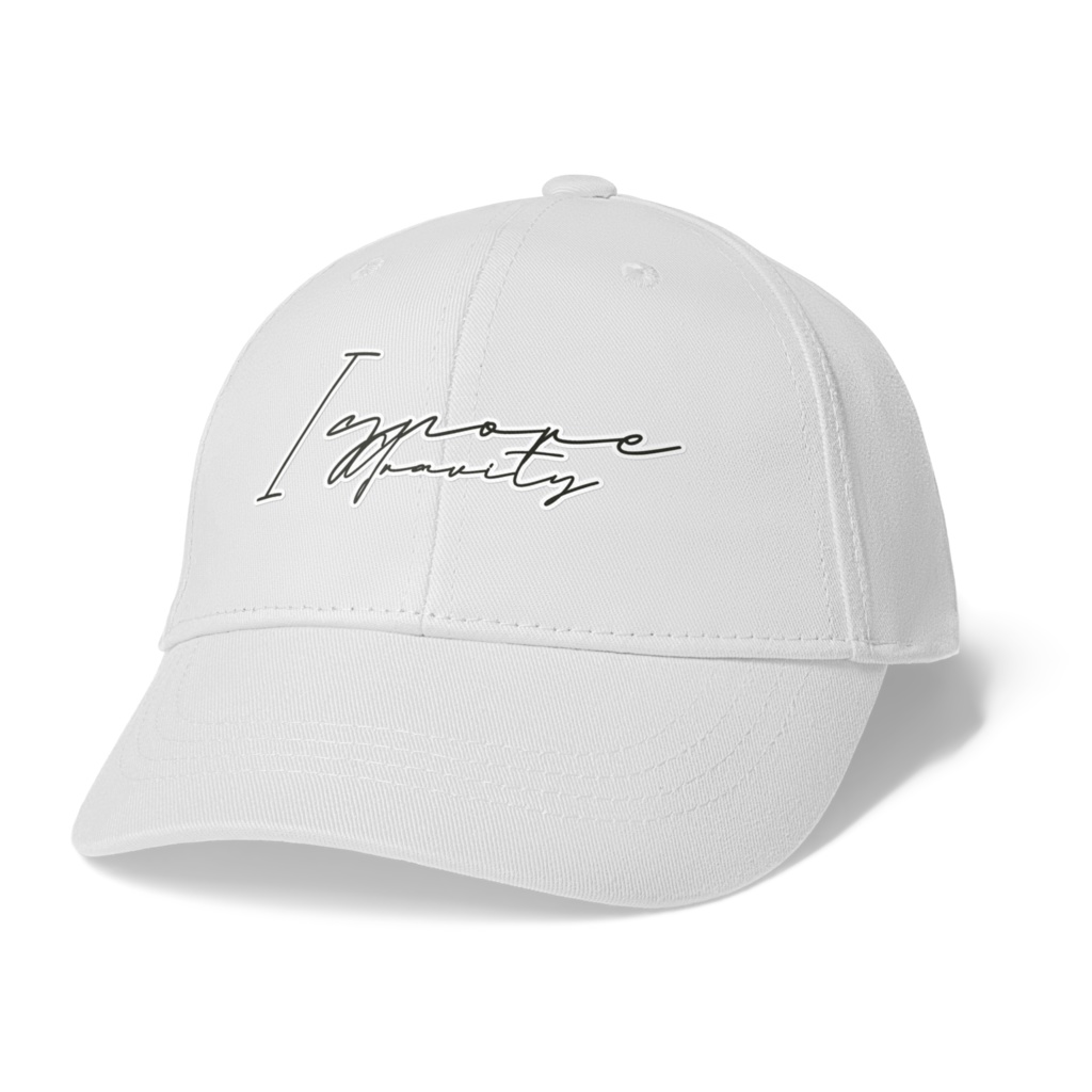 チームキャップ - ホワイト -