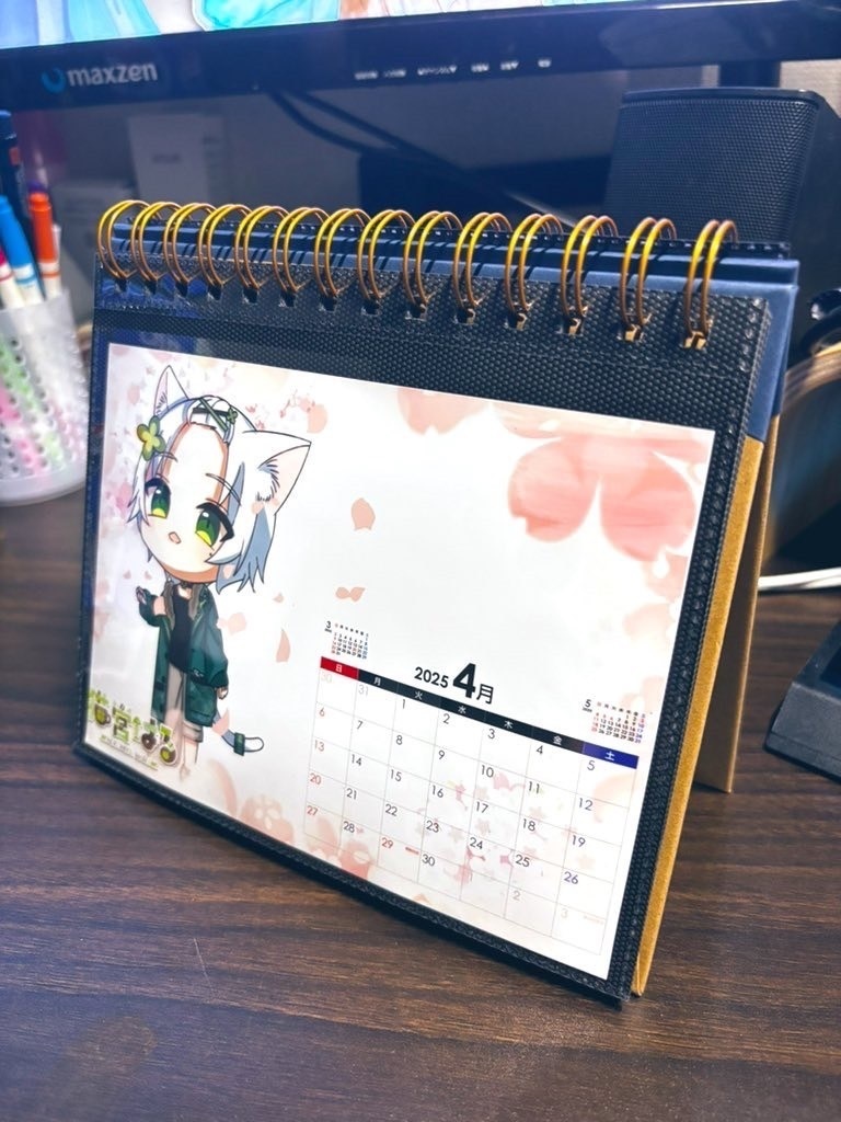 【受注生産】猫宮はるオリジナルカレンダー【2025/4月始まり】