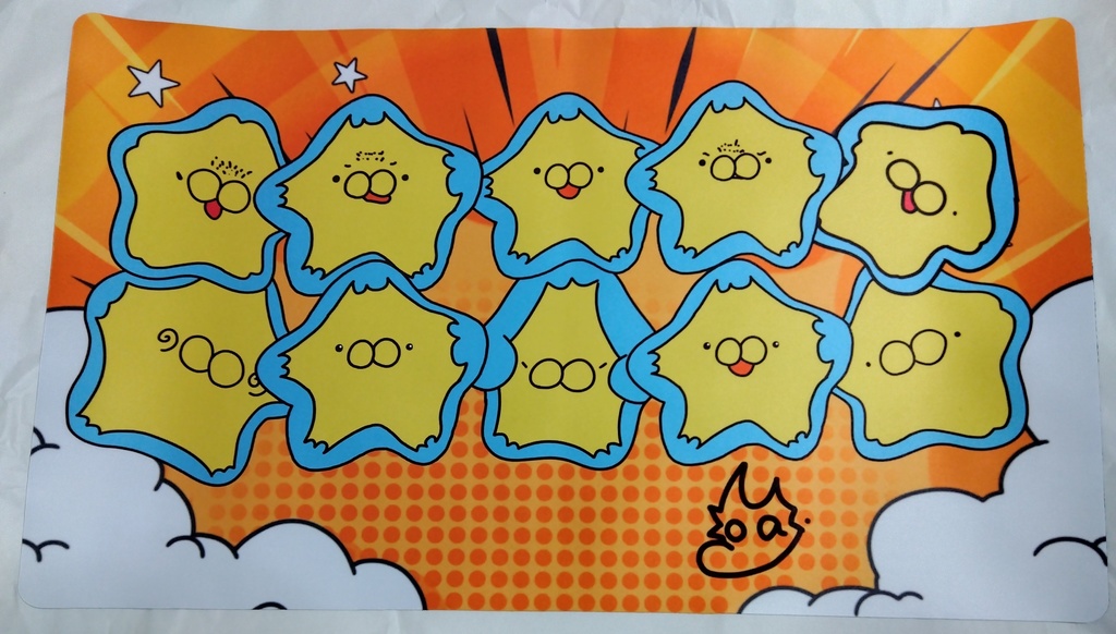 遊戯王ラッシュデュエル　インターステライム　同人プレイマット