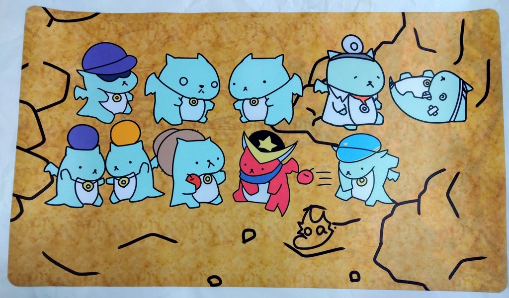 遊戯王ラッシュデュエル　ドラコ　同人プレイマット