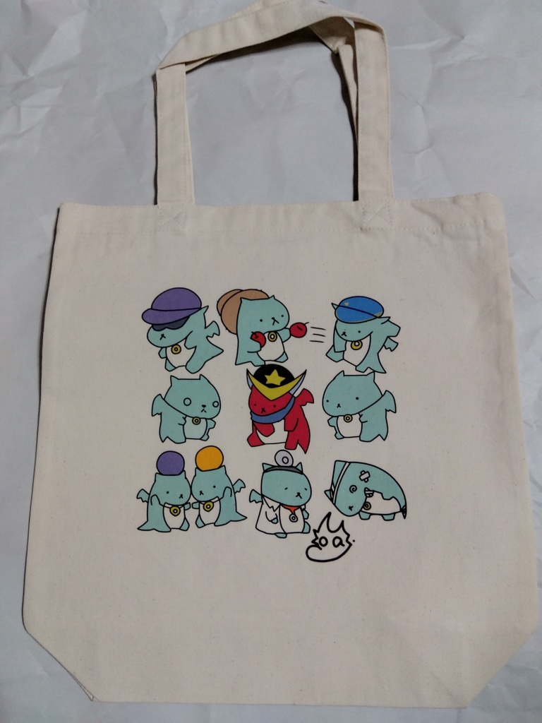 遊戯王ラッシュデュエル　同人トートバッグ　ドラコ