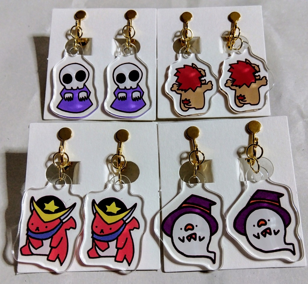 遊戯王ラッシュデュエル　同人アクリルイヤリング