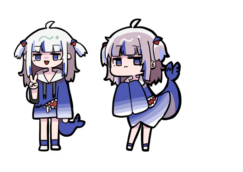 【C108】がうるぐら　アクリルキーホルダーセット