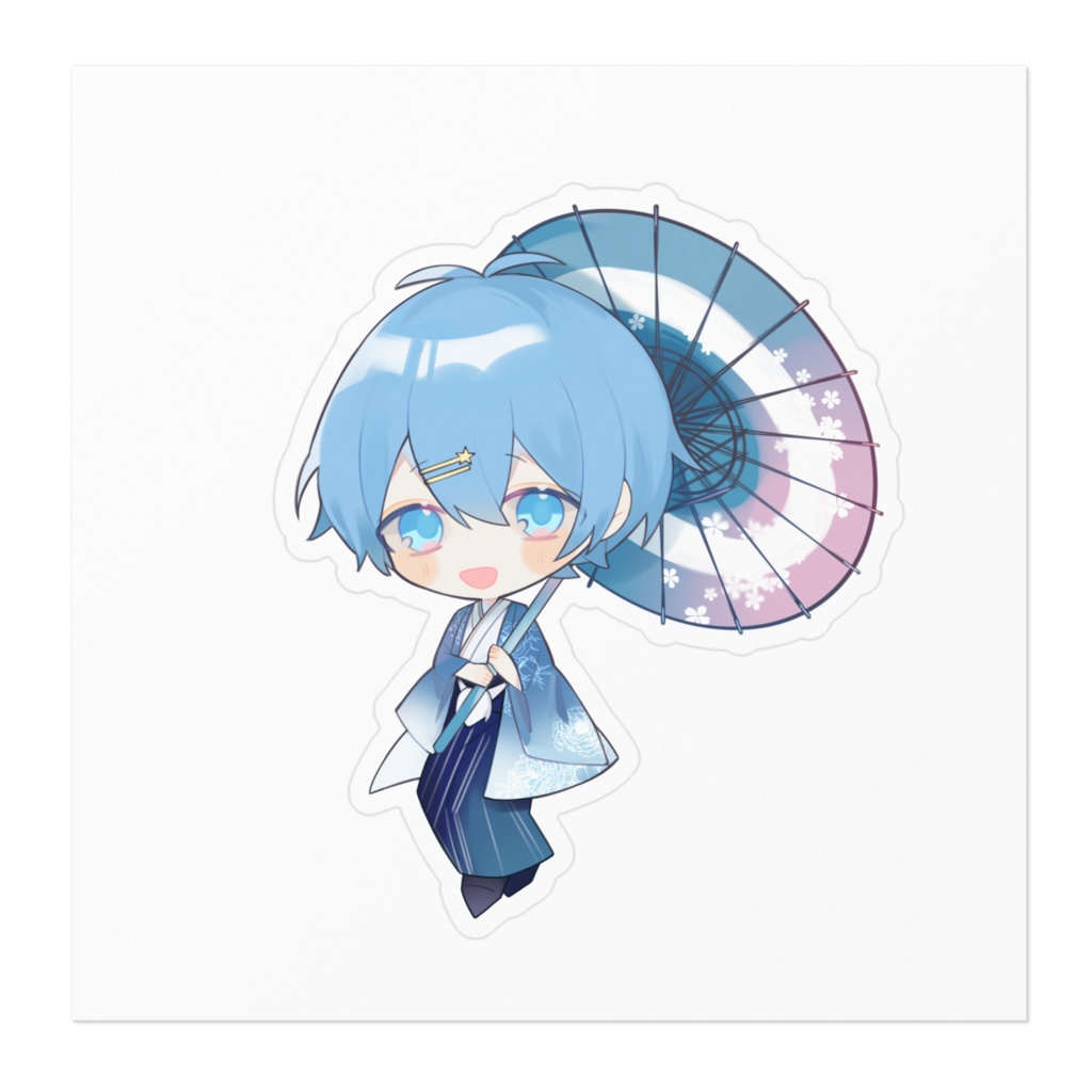 【ステッカー】和服着てみたかったんだ!3周年記念グッズ
